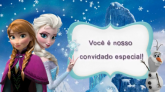 Vídeo Convite Animado Frozen