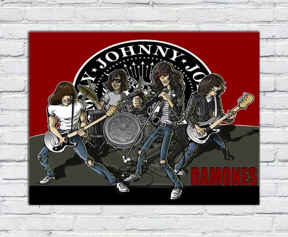 Placa Ramones 02