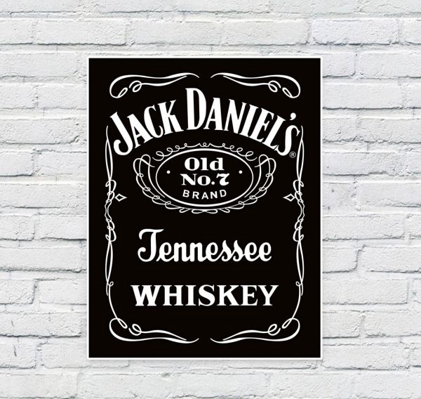 Placa Decorativa Jack Daniels