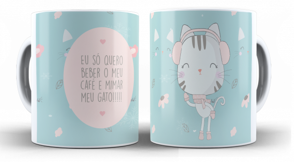 Caneca Gato 32