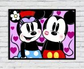 Placa Mickey e Minie